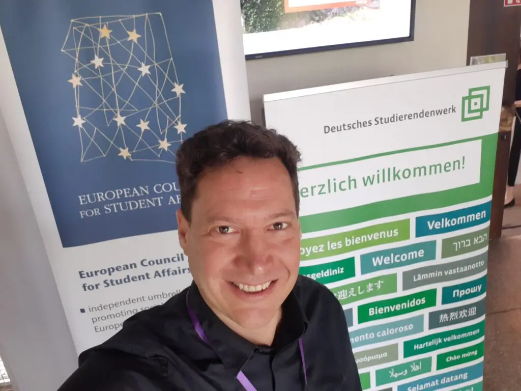 Sven Engel at the ESAC conference 2023